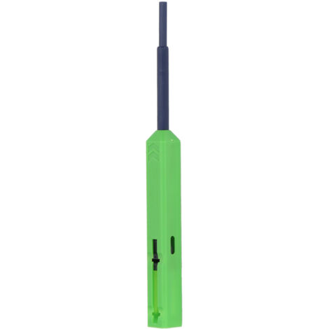 Stylo de Nettoyage Fibre Optique LC 1 Clic, Nettoyeur de Connecteur Optique 1.25mm Vert, Sans Résine Statique