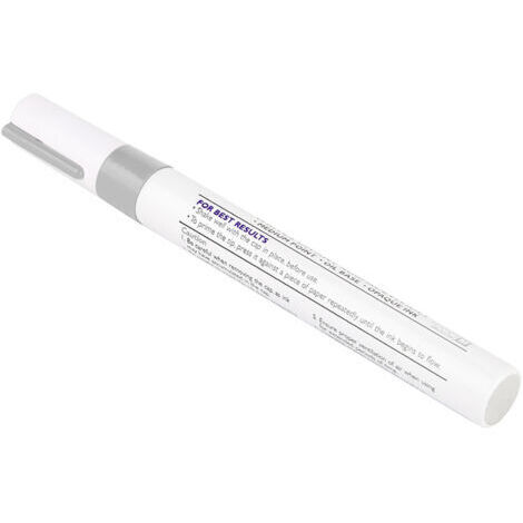 Stylo de Peinture pour Voiture, Stylo à Peinture, Stylo à Peinture pour Voiture, Stylo à Peinture pour Crayon Professionnel Imperméable, Stylo à Marque pour le Caoutchouc, le (Argent)