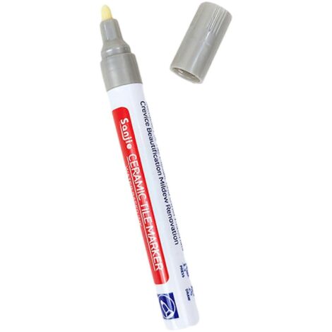 Stylo de remplissage de joints étanche pour carrelage - Accessoire léger pour la restauration des murs et sols carrelés - Argent