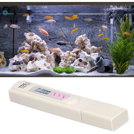 Stylo de Test de l'eau, Compensation Automatique de la température Portable Robuste et Durable ± 2% (F.S) testeur Tds de précision pour la Piscine d'aquariums pour l'eau Potable