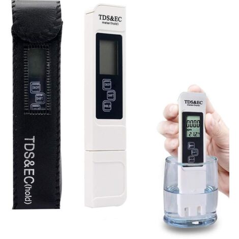 Stylo de test de qualité de eau, testeur numérique électrique TDS-3 pour hydroponie, surveillance de la qualité