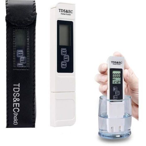 Stylo de test de qualité de eau, testeur numérique électrique TDS-3 pour hydroponie, surveillance de la qualité