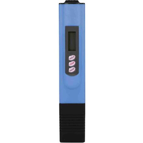 Stylo de test de qualité de l'eau LCD numérique Filtre de pureté Testeur de compteur TDS 0-9999 PPM Température Bleu