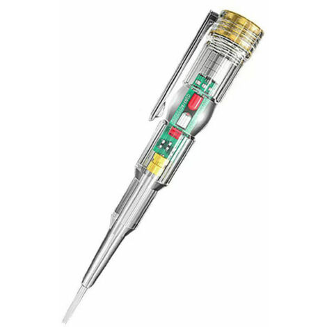 Stylo de test de tension étanche intelligent Type de stylo Détect de tension sect avec lumière LED lumineuse, 1pc