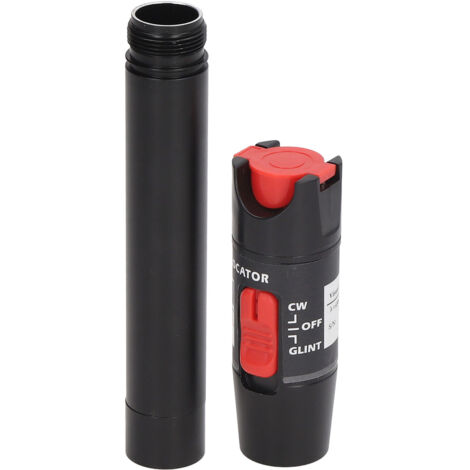 Stylo Détecteur de Fautes Fibre Optique, Portable en Alliage d'Aluminium, Laser 10mW pour Tests Réseaux