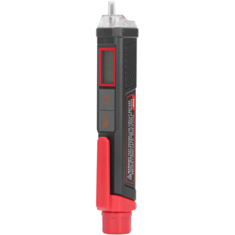 Stylo Détecteur de Tension AC HT103 12‑1000V avec Alarme Sonore et Lumineuse Étanche