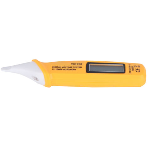 Stylo Détecteur de Tension AC Numérique Intelligent VC1018 - Jaune