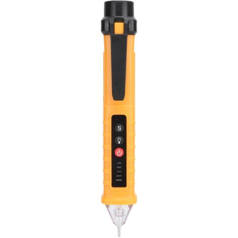 Stylo détecteur de tension numérique 12‑1000V avec alarme sonore et lumineuse