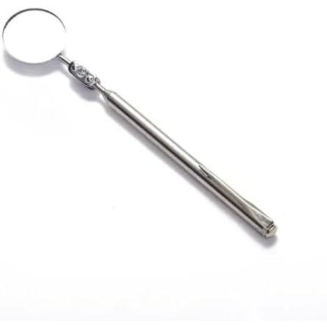Stylo d'observation d'angle de Voiture Portable, lentille détection télescopique, Miroir Rond d'inspection Compatible avec Les véhicules Automobiles -