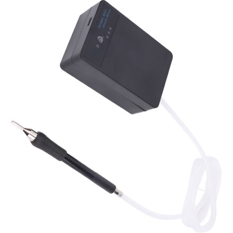 Stylo électrique pour peinture diamant, stylo à pompe à vide rechargeable 1500 mAh avec plateau de rangement, kit d'outils silencieux pour peinture diamant, sans cire, noir avec batterie