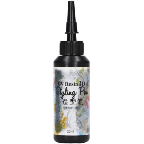 Stylo Résine UV 20ml à Séchage Rapide pour Contours 3D, Forme Unique de Stylo pour DIY et Décoration