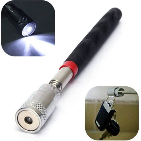 Stylo Télescopique De 80 Cm Avec Lumière Led Collecteur Magnétique Instrument De Précision