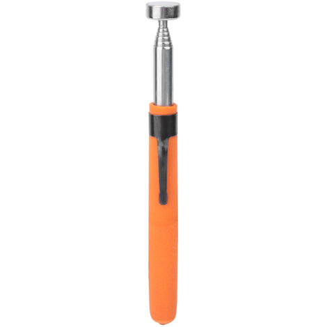 Stylo télescopique magnétique puissant pour vis et écrous (8 lb, orange)
