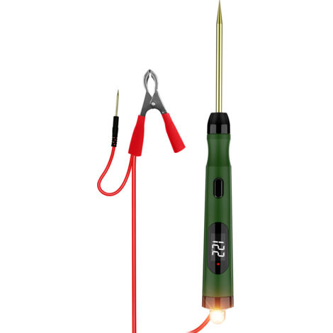 Stylo testeur circuit auto Ahop multifonction, identification ampoules fusibles moteurs, diagnostic numérique pour réparation maison