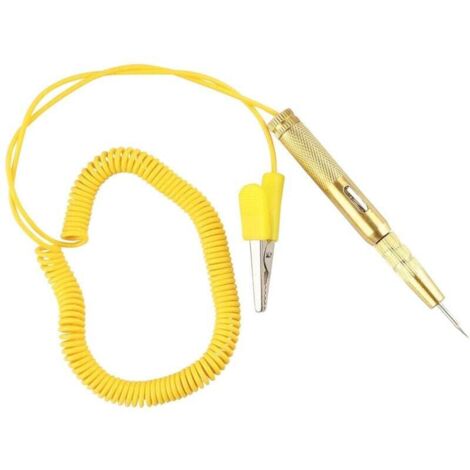 Stylo testeur de circuit de Automobile DC 6V 12V 24V avec Ampoule LED rouge vert lampe temoin Convient pour les voitures, les camions, les motos, les bateaux et plus encore