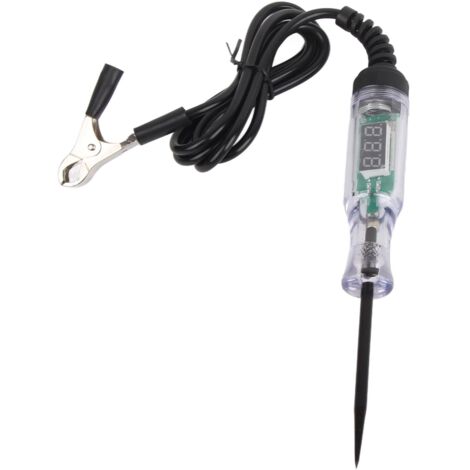 Stylo Testeur de Circuit Électrique Voiture, Affichage Numérique Détecteur Tension DC5‑90V pour Diagnostic Auto