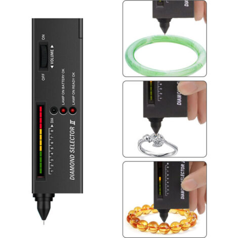 Stylo testeur de diamant professionnel, haute précision électronique pour bijoux, détecteur de diamant
