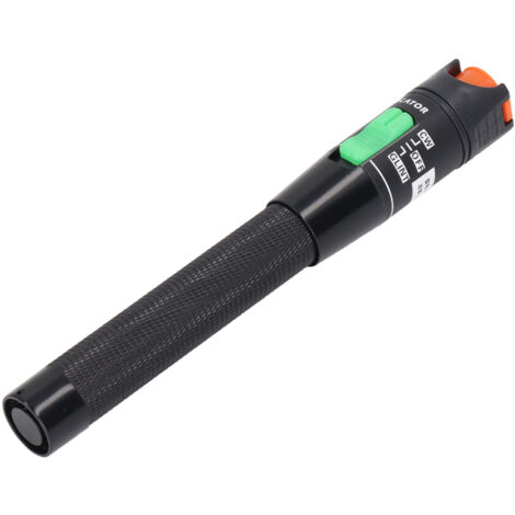 Stylo Testeur de Fibre Optique HT-30, Localisateur de Fautes à Lumière Rouge Puissante (30mW), Poignée Ergonomique Antidérapante