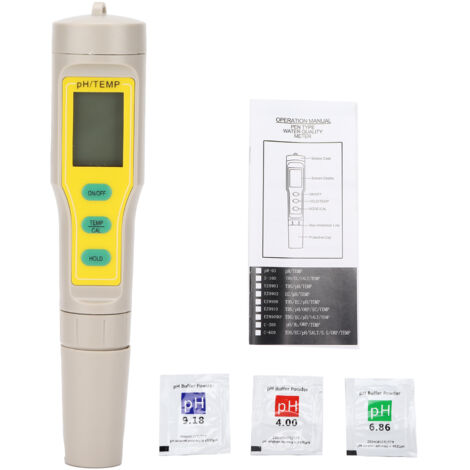 Stylo Testeur de pH Haute Précision pour Aquarium - Analyse Qualité Eau