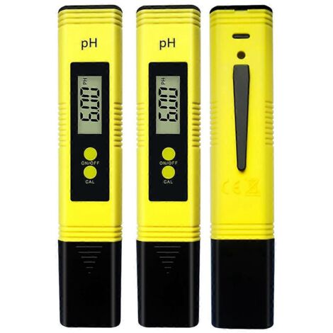 Stylo testeur de pH jaune, testeur de pH--