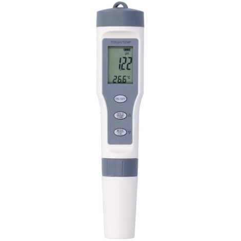 Stylo testeur de pH, testeur de qualité de l'eau, petit format, facile à utiliser, durable, pratique pour la décoration intérieure