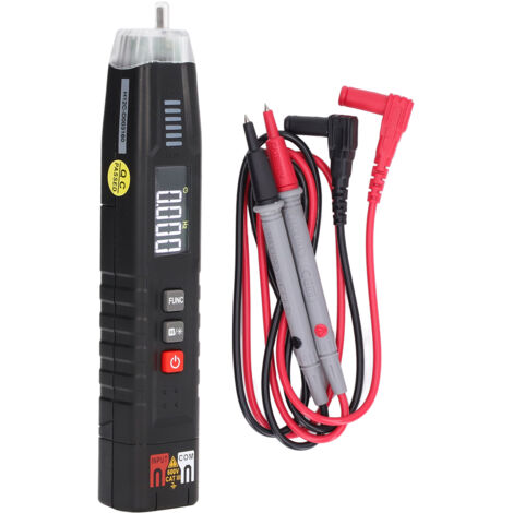 Stylo Testeur de Tension Multimètre Numérique Intelligent Détecteur de Séquence de Phase Capteur Sans Contact HT122A