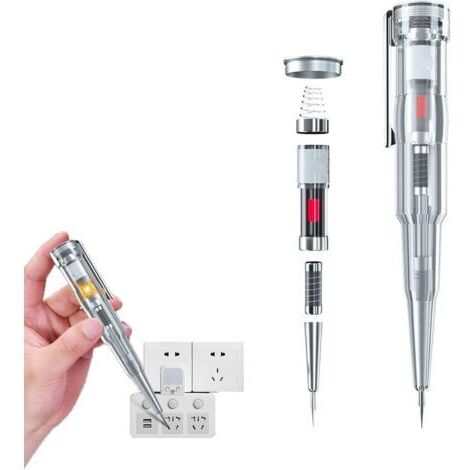 Stylo testeur électrique réactif, stylo électrique induit par testeur de tension étanche 70-250 V, stylo testeur électrique réactif, stylo testeur de tension sans contact (1 pièces)