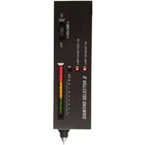Stylo Testeur Électronique Portable pour Diamants, Rubis, Cristaux, Agates, Jades et Autres Pierres Précieuses. Outil de Test de Dureté Multi-Pierres Précieuses.