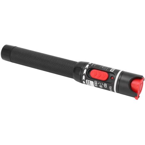 Stylo VFL Rouge 50mW pour Détection de Fautes Fibre Optique, Testeur Câble 50km en Alliage Aluminium