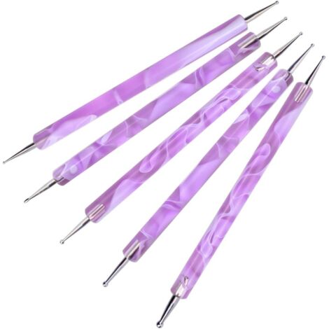 Stylos à ongles 5PCS (violet)
