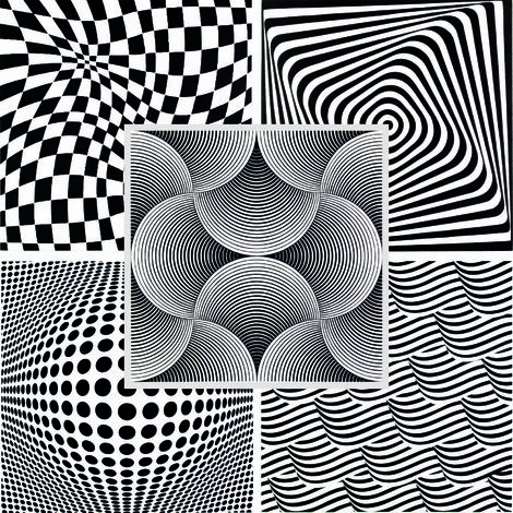 Styroporplatten 50x50cm aus Styropor, optische Täuschungen Deckenplatten schwarz Restposten
