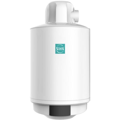 Styx – Chauffe-eau gaz mural ventouse 75L – Évacuation ventouse – Faibles émissions Nox – Allumage électronique – Cuve émaillée en acier