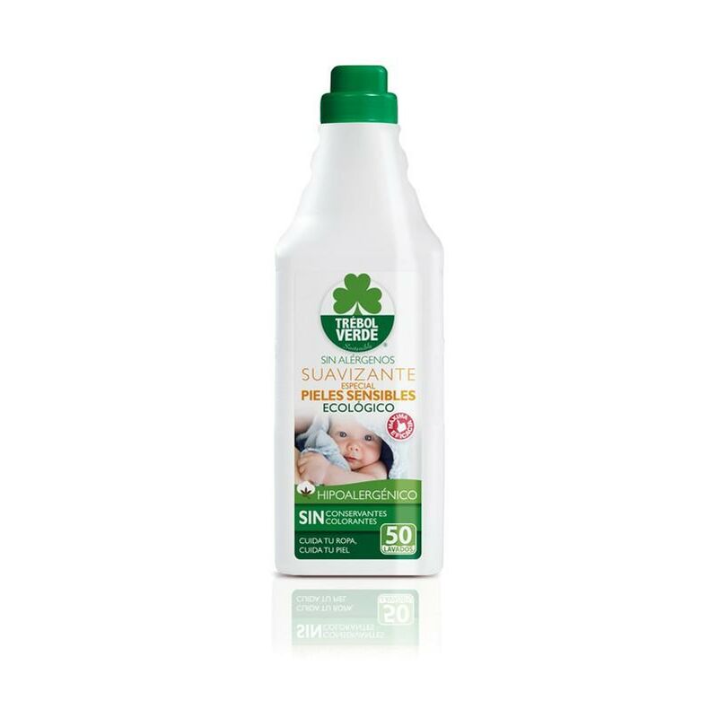 

Suavizante pieles sensibles ECO Trébol Verde 5 Litros - Verde