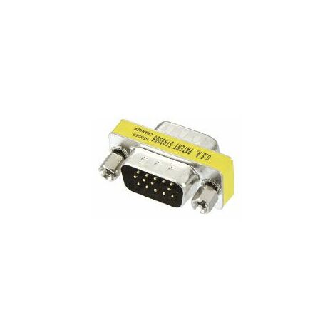 Sub-D Adapter, 15-polig, 2x Stecker, VGA (3-reihig)