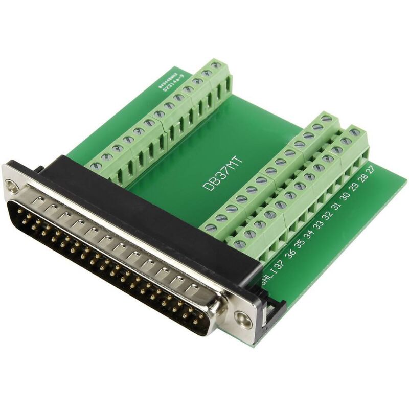 Connecteur Femelle D-Sub 90 ° Nombre De Pôles : 37 Vis Tru Components Dsub37m-39tb-3 1 Pièce 1229330