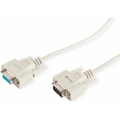 Sub-D Verlängerungskabel, 9-polig, 1:1, 1,8m, Stecker/Kupplung