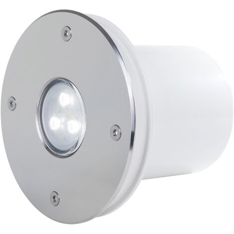 Subaquatique encastré PAL IP68 LED SMD 4W 315lm CRI80 5700K 45º Acier inoxydable