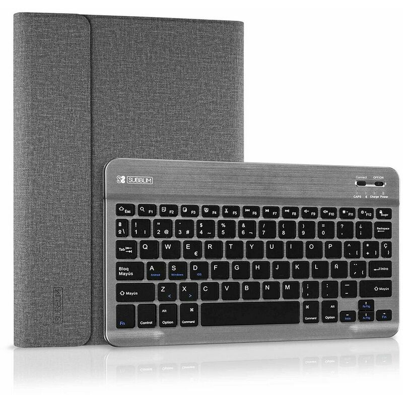 

Funda para Tablet y Teclado KEYTAB PRO 10.1' Bluetooth Gris - Subblim