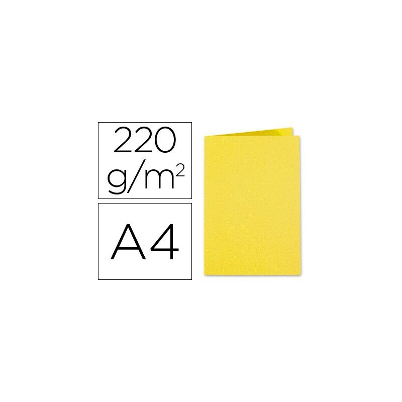 

Exacompta subcarpetas a4 forever color amarillo 220gr -100u-