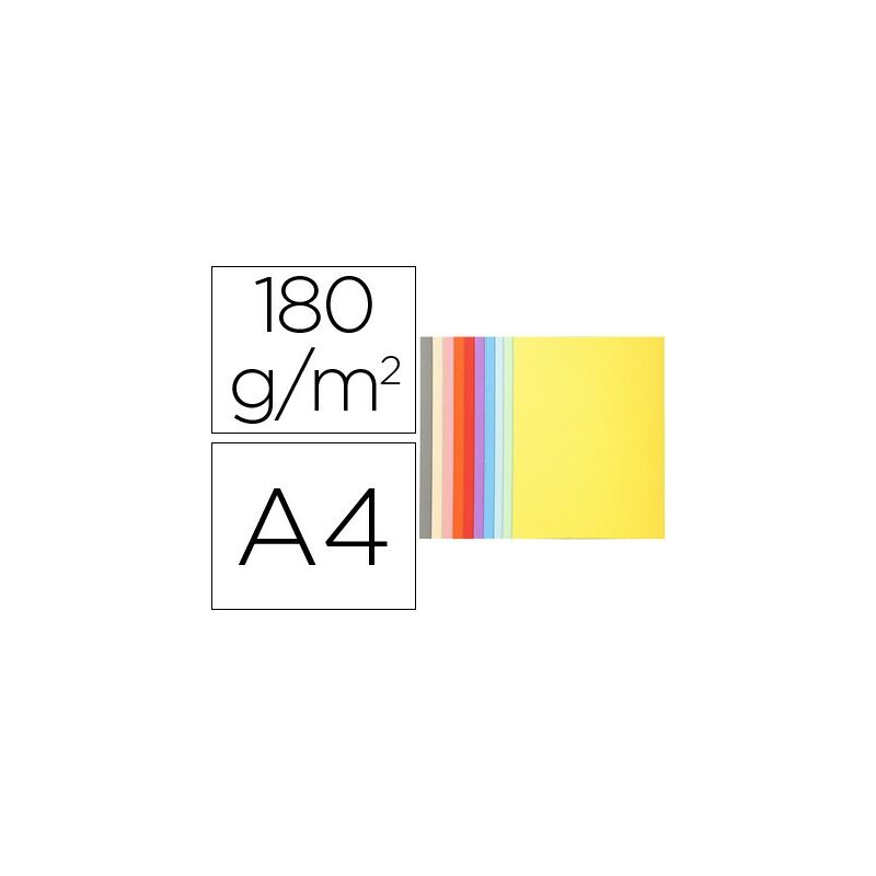

Subcarpeta cartulina reciclada exacompta din a4 10 colores surtidos 170 gr (pack de 100 uds.)