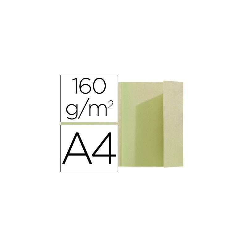 

Liderpapel - Subcarpeta exacompta din a4 verde 160g/m2 con solapa interior (pack de 100 uds.)