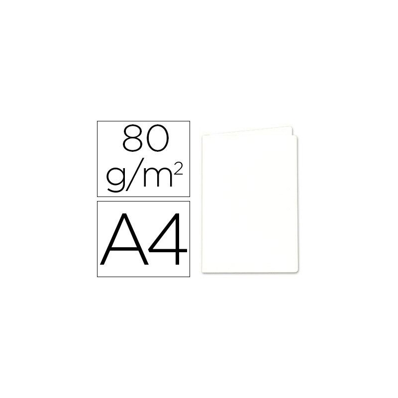 

Subcarpeta papel exacompta din a4 blanca 80 gr (pack de 100 uds.)