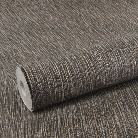 Sublime Vliestapete Grass Braun/Gold