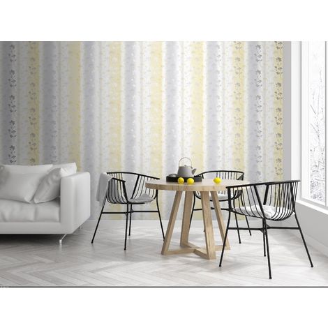 Horizontal striped design calid tones Bedroom Wallpaper  TenStickers