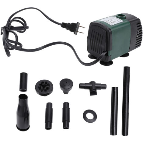 Submersible Fountain Water Pump Small Outdoor IP68 Protecting 7W 500L/H for Aquarium Fish Tank Pond SM‑039L US Plug 110V