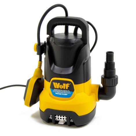 Submersible Water Pump Wolf 400w Dirty Clean Automatic 8m Depth