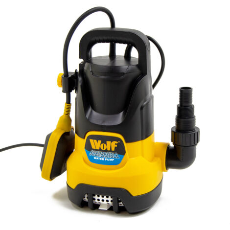 Submersible Water Pump Wolf 750w Dirty Clean Automatic 8m Depth