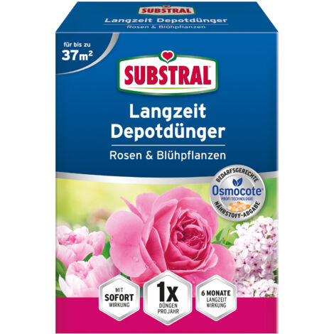 Substral Langzeit Depotdünger Rosen und Blühpflanzen 1,5 kg Dünger