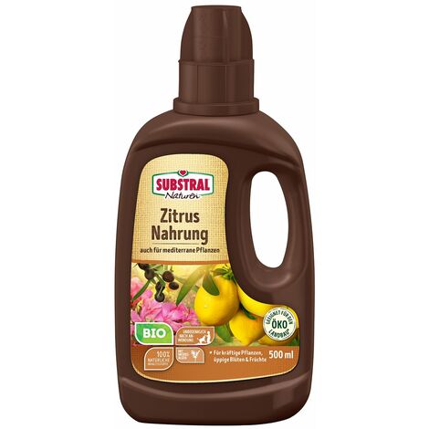 SUBSTRAL® Naturen® BIO Zitrus Nahrung auch für mediterrane Pflanzen 0,5 Liter