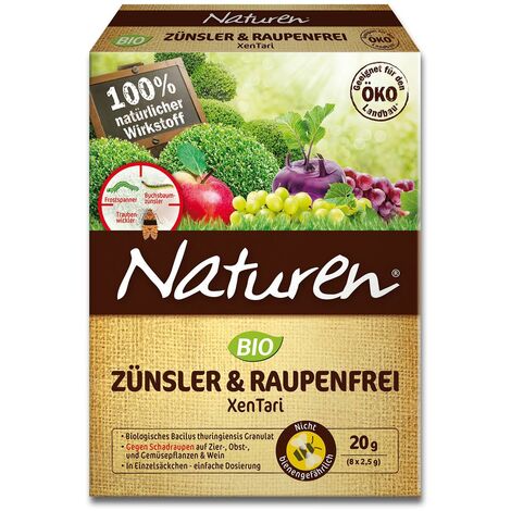 Substral Naturen Bio Zünsler Raupenfrei XenTari Buxus Spritzmittel Gemüse 20g